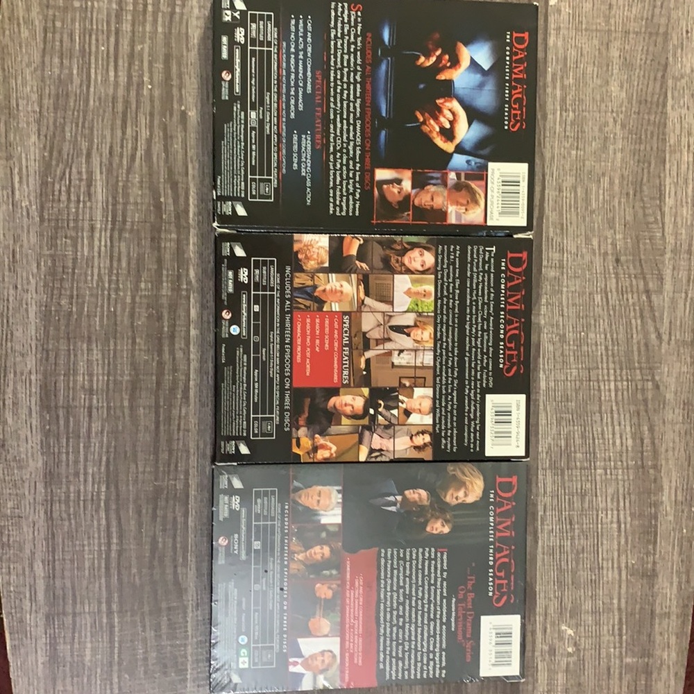 Damages the full 3 Seasons on 9 DVD’s - Picture 2 of 8